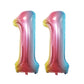 Goer Gold Foil Balloons Number 1,Huge Number Balloons For 1St Birthday Party Supplies Anniversary Decorations (3 Pcs,42 Inch,32 Inch,16Inch)