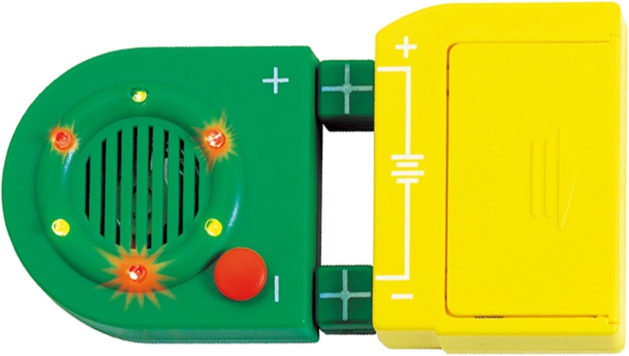 POPULAR PLAYTHINGS Electricity and Magnetic Combination Kit, STEM Toy, Medium Size, Green/Red/Yellow, Model 581