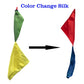 sumrica Magic 2 Pieces Scarves Color Changing Silk Hanky Props Scarf for Magic Trick Streets Handkerchief for Kids mature-themed Birthday Party Gift 7.88 x 7.88 inches