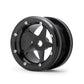 MOHERO 2.2    Alloy Beadlock 1/10 RC Wheels Rims 40mm for Crawler Axial Wraith Rock Car Pack of 4 (Black)