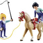 Playmobil Vaulting Horse Building Set - Plastic, White, Model 6933