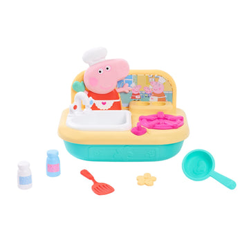 Peppa Pig Cooking Fun Tabletop Kitchen, Kids Toys for Ages 3 Up by Just Play