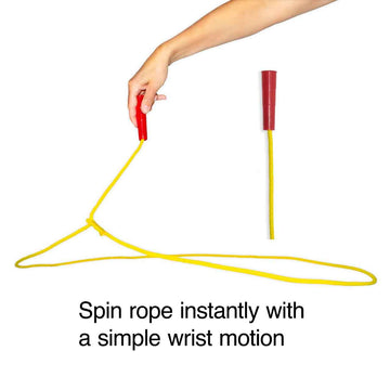 Western Stage Props Childrens Cowboy Kiddie Trick Rope Lasso Pre-Tied | Ages 4-10 |Gold|