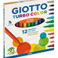 Estuche 12 Rotuladores Giotto Turbocolor