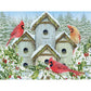 Lang Cardinal Birdhouse Puzzle - 500 Pc (5039174), Multicolor