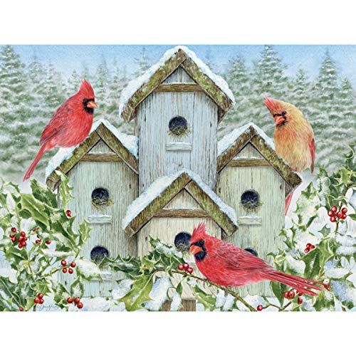 Lang Cardinal Birdhouse Puzzle - 500 Pc (5039174), Multicolor