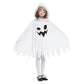 Eozy White Ghost Costume Kids Girls Halloween Scary Cosplay Fancy Dress 7-9 Years