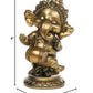 Pacific Giftware Ganesha The Hindu Elephant Deity Dancing Playing Instrument Ganesh Figurine Sculpture 6 Inch H
