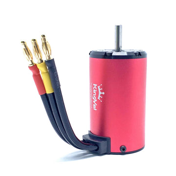 KingVal Replacement 4068 2650KV Waterproof Brushless Motor Shaft 5mm Compatible with 1/8 RC Car