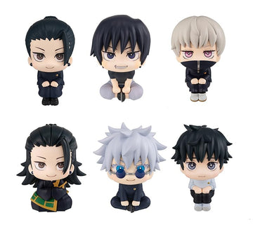 Puruuige 6pcs Okkotsu Yuta/Inumaki Toge/Fushiguro Megumi/Geto Suguru Figures Anime Q Version Okkotsu Yuta Figurine 3.93'' Look U