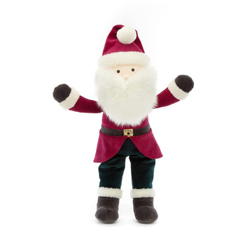 Jellycat Jolly Santa Stuffed Toy, Huge 23.5 Inches | Christmas Plush Toy D  Cor