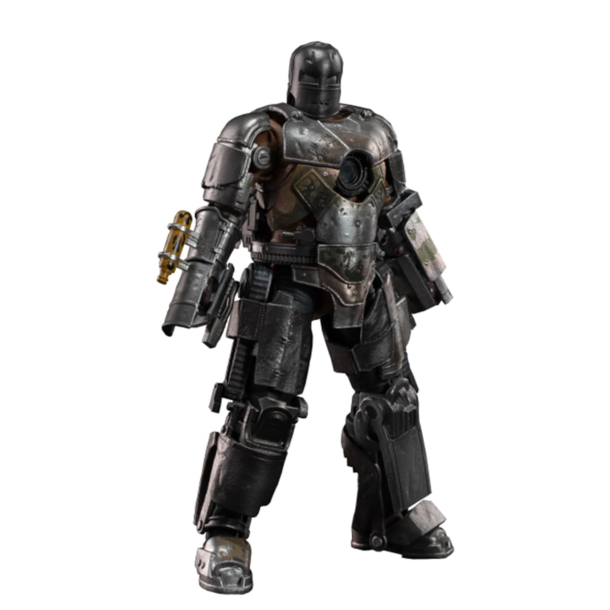 Hiplay Zd Toys Collectible Figure Full Set: Anniversary Series Non-Luminous Version: Iron Man Mk1 (1906-01), 1:10 Scale Miniatur