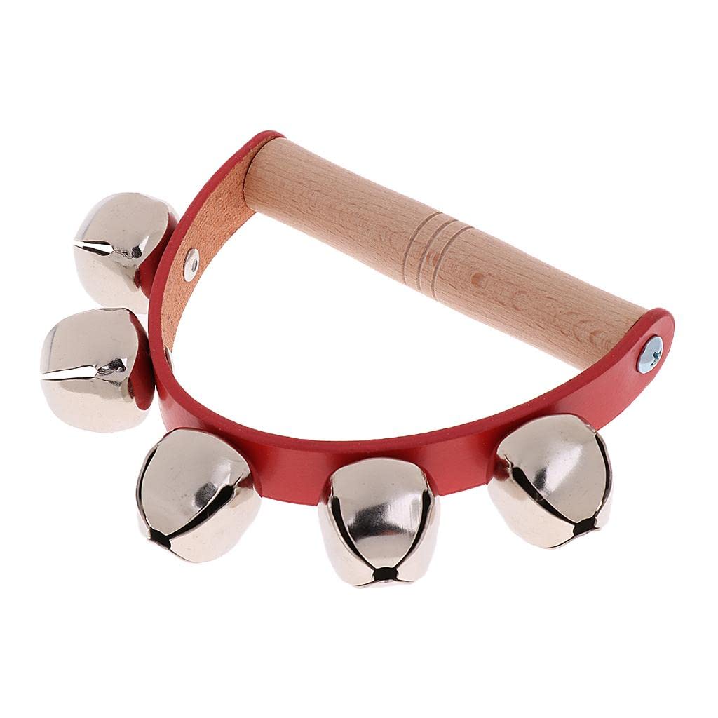 Lichts Hand Held Tambourine Metal Bell Drum Percussion Kids Baby Ktv Play Music Toy Xmas Gift