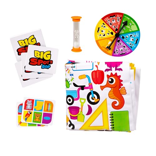 Moose Big Spot 'N Bop! Inflatable Game, 4ft, Multicolor, Model 90997, Fun Race for 2+ Players, Active Mind & Body Activity