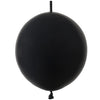 In-Jooyaa 12 Inch Black Link Balloon 60 Pcs Quick Linkable Balloon For Party Decoration