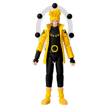 Bandai Anime Heroes Naruto Action Figure - Naruto Sage Of Six Paths | 17Cm Figure With Extra Hands & Accessories | Shippuden Anime Action Figure For Boys & Girls