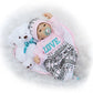 Reborn Dolls Baby Clothes Pink Outfits For 20'- 22' Reborn Doll Girl Baby Clothing Baby Sets