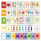 Zazzykid Flash Cards For Toddlers Learning: 54 Double Sides Flashcards For Alphabets, Numbers, Colors, Shapes - Educational Toys For Preschool