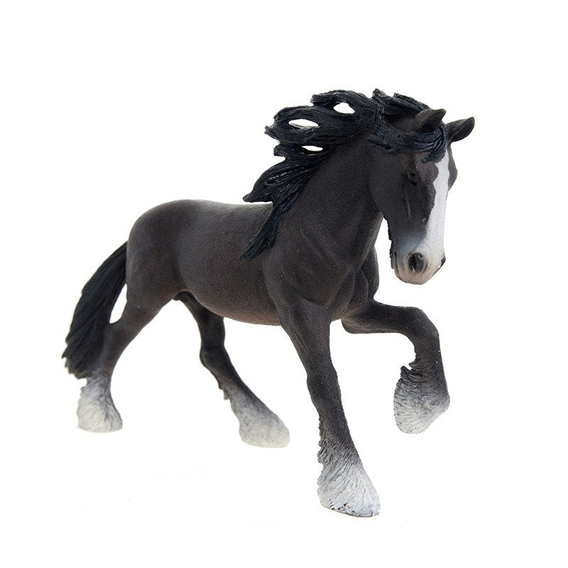 Schleich Shire Stallion Toy Figure