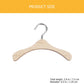 Iplusmile 10Pcs Wooden Doll Hangers, 2.95 Inch Mini Clothes Hangers For Doll Closet, Dollhouse Wardrobe Accessories, Clothing St
