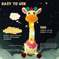 Emoin Dancing Giraffe Stuffed Animal Baby Toys Singing 10 Children'S Song Infants Toddlers Toy Repeats What You Say Interactive Deer Push Glowing Musical Toy For Boys Girls Birthday Gift