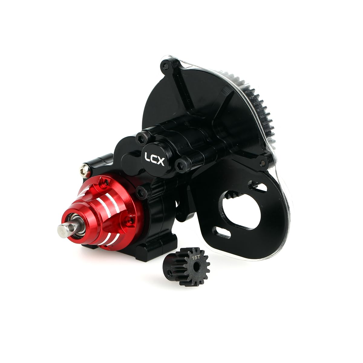 LCX Racing 1/10th RC Crawler Car CNC Machined Aluminum Transmission Complete Gearbox for Axial Wraith RR10 SMT10 AX10,Upgrades P