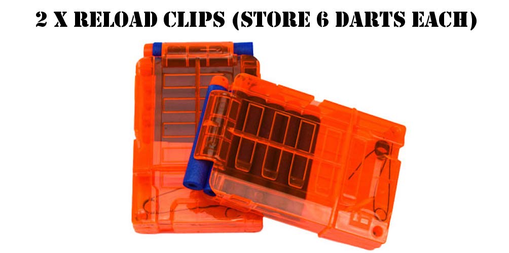 Tactical Vest Accessories Set For Nerf N-Strike Elite Series With 20 Refill Darts, 2 Quick Reload Clips, Wrist Ammo Holder, Safety Glasses, And Tube Mask