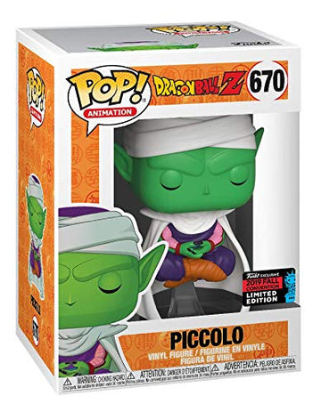 Funko Pop! Dragonball Z Meditating Piccolo 670 NYCC 2019 Shared Sticker limited availability