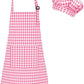 KITTU FANCY DRESS Baby chef apron for boys girls | kids apron and chef hat set, mini chef funny apron adjustable kitchen apron f