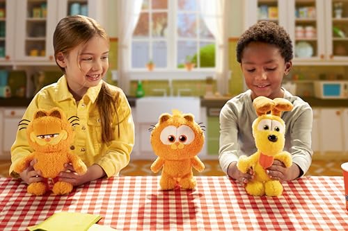 Animagic - Baby Garfield Soft Toy - Garfield Cat Soft Toy In Baby Version - Orange - For Children Fans Of The Famous Sleeping Cat - Comic Hero - Birthday Idea From 2 Years