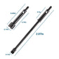 WEISHUJI Front Rear Wheel Axle Shaft Drive, 4mm Widen Steel Drive Stub Axles CVD Joint Drive Shaft Upgrade Parts for AXIAL SCX24