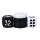 Andux Chess Backgammon Plastic Pieces Only Pawns Chess Pieces SLQQZ-02 (Backgammon Pieces)
