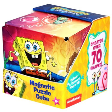 SHASHIBO Spongebob Squarepants Shape Shifting Box - STEM Magnetic Fidget Cube That Transforms Into Over 70 Shapes, Download Fun