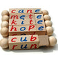 Quality Montessori Silent E Reading Blocks - Teach Magic E To Preschoolers - Sight Word Educational Early Reader Wooden Twist Toy