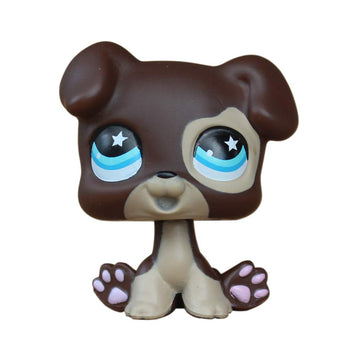 Lpscb Custom-Made Baby Puppy Pet Shop Toy Dog Great Dane Dachshund Cocker Spaniel Mini Bobble Head Animal Figure 1.5 Inch (Choco