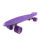 SNAPPSY Penny Board Colorful Skateboard Lightweight 27 Inch Cruiser Skateboard for Beginners, Outdoor, Travel Purple W Purple Wh