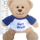 Hug-A-Booboo Get Well Small Plush Teddy Bear - Super Cute 6 Inch Plush Teddy Bear With Get Well Message T-Shirt - Great For Gift, Gift Basket, Party Favors