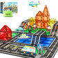 Igivi Magnetic Tiles City Road Set With Magnet Car Toys, Magnetic Blocks Building Toys For Kids, Stem Construction Toys For Toddlers,Toy Gifts For 3+ Year Old Boys & Girls