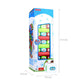 Homseek Tumbling Tower Stacking Blocks,Colored Cartoon Plastic Building Blocks Board Toppling Colorful Cube