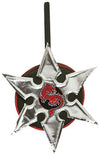 Rasta Imposta Ninja Star Handbag, Silver, One Size