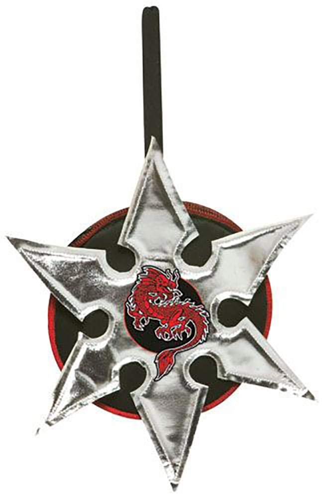 Rasta Imposta Ninja Star Handbag, Silver, One Size