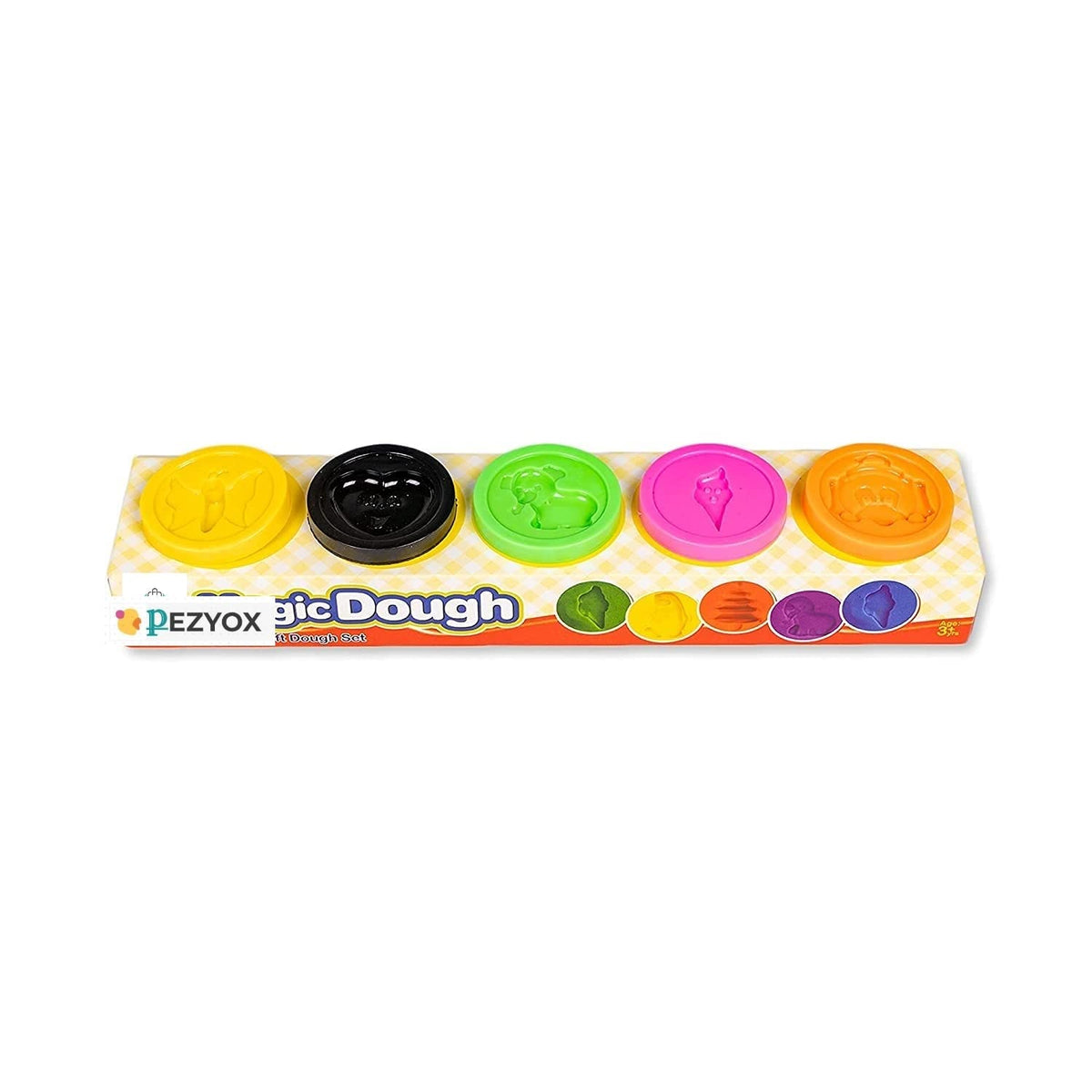 Pezyox Magic Dough 5 In 1 For Kids Multicolour (Magic Dough)