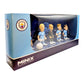 Minix Collectible Figurines - 5-Pack Of 7Cm Soccer Players - A Miniature Marvel For Every Football Enthusiast.