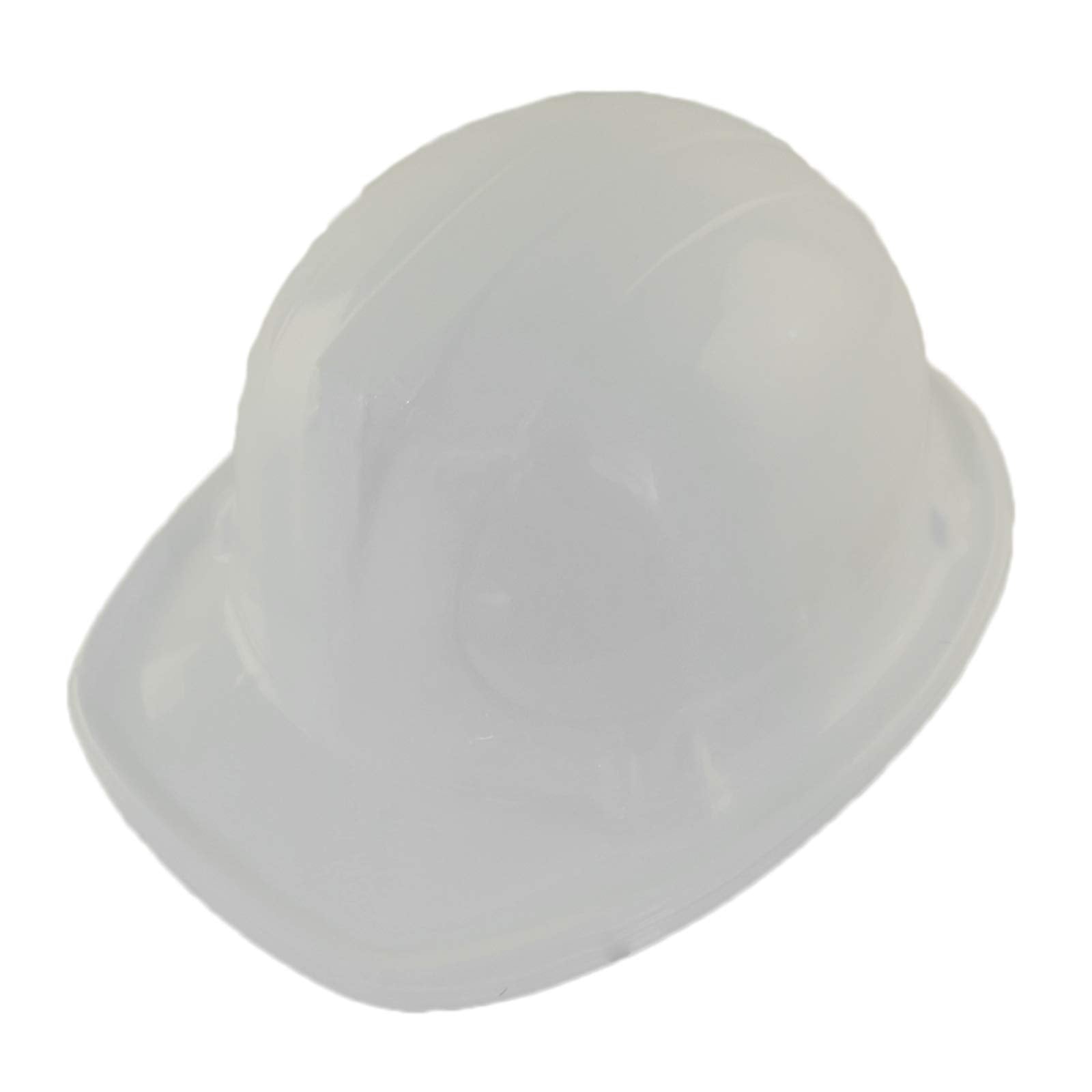 Windy City White Plastic Miner Construction Hard Hats Set of 12