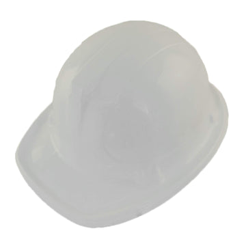 Windy City White Plastic Miner Construction Hard Hats Set of 12