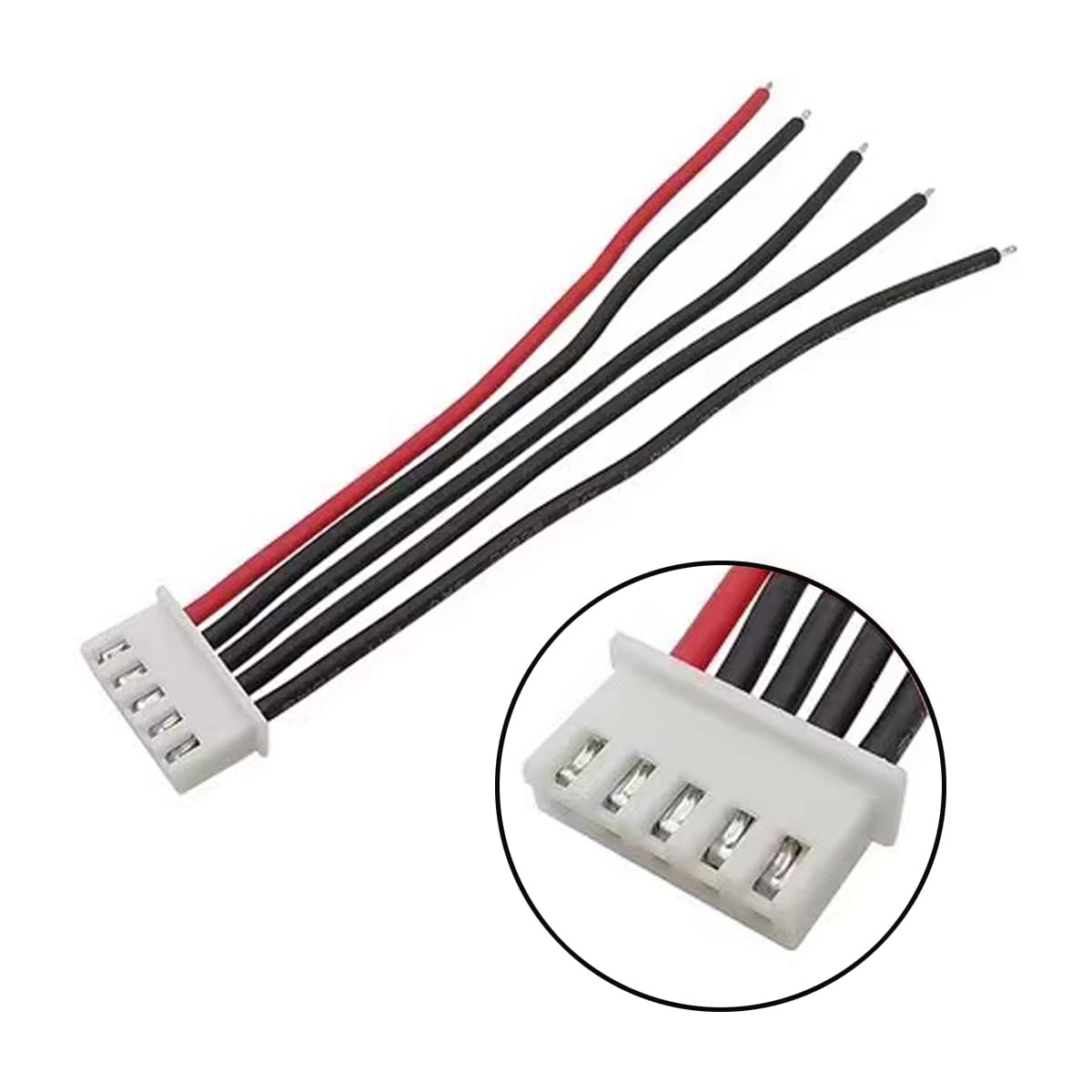 Fly RC 14.8v 4s Lipo Battery 5pins Balance Charger Cable Lead Wire Connector (10pcs 4s 5pin)