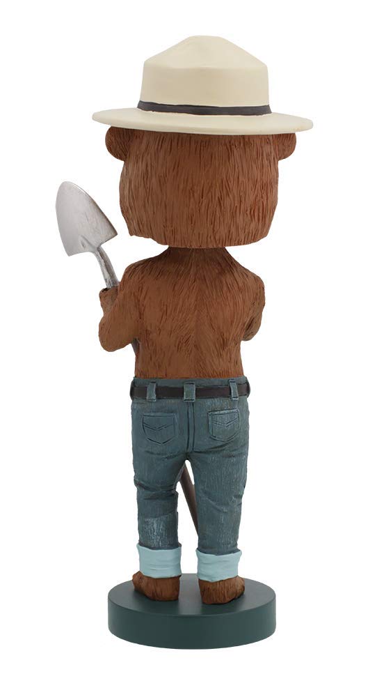 Royal Bobbles Smokey Bear Bobblehead  enhanced Polyresin Lifelike Figure  Unique Serial Number  Exquisite Detail