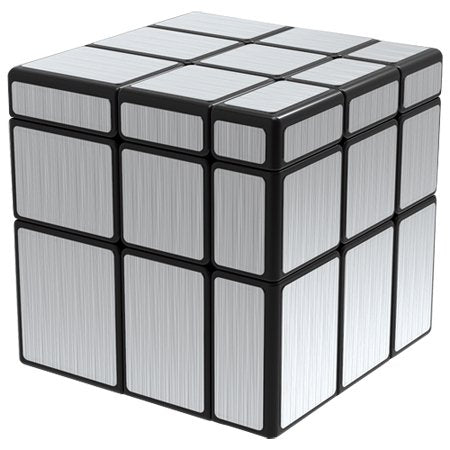 Cuberspeed Mirror Cube 3X3X3 Silver Sticker Magic Cube Black 3X3 Silver Mirror Blocks Speed Cube Mirror Cube 3X3X3 Speed Cube