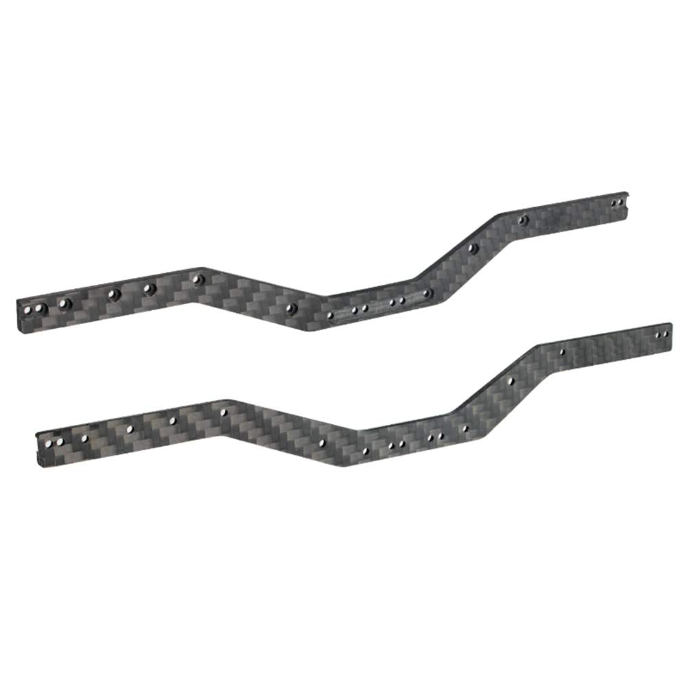 RC-Hub 2Pcs Carbon Fiber SCX24 Frame Rails Left and Right Frame Chassis for 1/24 Axial SCX24 AXI90081 RC Crawler