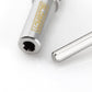 GLOBACT for TRX4M Drive Shaft Stainless Steel 1/18 RC Crawler Upgrades Accessories (Silver 2Pcs)